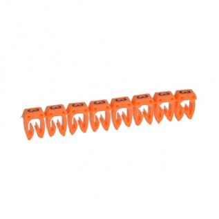 Маркер CAB 3 для кабеля 0,15-0,5 мм², оранжевый 038103 Legrand