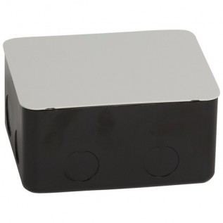 Монтажная коробка для выдвижного розеточного блока, 4 модуля, цвет металл 054001 Legrand