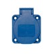Розетка Tempra Pro P17, немецкий стандарт, 16А, 2К+З, 230В, IP44, цвет синий 057670 Legrand