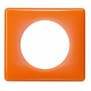 Рамка Celiane, 1 пост, цвет оранжевый муар 066651 Legrand
