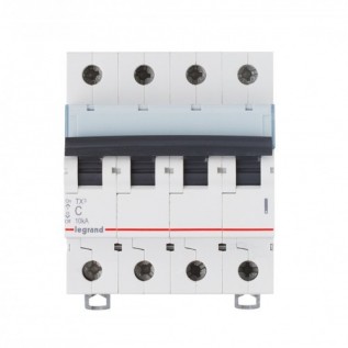 Автоматический выключатель TX³, 4 полюса, 20А, C, 6 кА 404071 Legrand