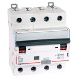 Автоматический выключатель дифференциального тока DX³, 4 полюса, 32А, C, 10 кА, тип - AC 411189 Legrand