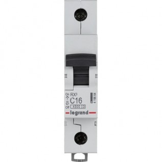 Автоматический выключатель RX³, 1 полюс, 16А, C, 4,5 кА 419664 Legrand