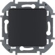 Переключатель без фиксации (кнопка) с Н.О./Н.З. контактом, INSPIRIA, 6 A, 250 В, цвет антрацит 673693 Legrand