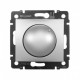 Светорегулятор (диммер) Valena поворотный 400Вт, цвет алюминий 770261 Legrand