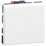 Напольный пластиковый кабель-канал 75х18 с алюминиевой крышкой 3 отсека 030091 Legrand