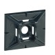 Самоклеющаяся площадка Colring для хомутов шириной 4,6 мм, цвет чёрная 032067 Legrand