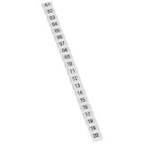 Маркер CAB 3 для клемм и кабелей 0,5-1,5мм², цифры 01-20 038150 Legrand