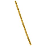 Маркер Duplix, чёрная маркировка на желтом фоне, заглавная буква J 038419 Legrand