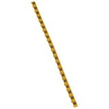 Маркер Duplix, чёрная маркировка на желтом фоне, заглавная буква M 038422 Legrand