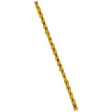 Маркер Duplix, чёрная маркировка на желтом фоне, заглавная буква P 038425 Legrand