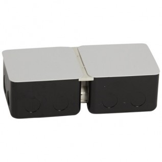 Монтажная коробка для выдвижного розеточного блока, 6 модуля, цвет металл 054002 Legrand