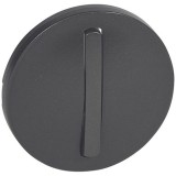 Накладка с тонкой клавишей Celiane, одноклавишный, без подсветки, цвет графит 065201 Legrand