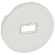 Лицевая панель Celiane, USB данные, одинарная, цвет белый 068253 Legrand