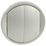 Лицевая панель для Кат. № 0 672 40, цвет титан 068470 Legrand