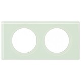 Рамка Celiane, 2 поста, цвет смальта белая глина 069312 Legrand