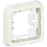 Рамка с суппортом Plexo, 1 пост, цвет белый 069692 Legrand