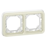 Рамка с суппортом Plexo, 2 поста, цвет белый 069694 Legrand