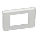 Рамка Mosaic, 3 модуля, цвет алюминий 079303 Legrand