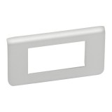 Рамка Mosaic, 4 модуля, цвет алюминий 079314 Legrand