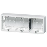 Коробка для накладного монтажа на 6, 8 или 3x2 модулей Mosaic, цвет белый 080286 Legrand