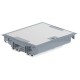 Напольная коробка с глубиной 75-105 мм, 24 модуля, антикоррозийное покрытие, цвет серый 089615 Legrand