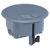 Напольная коробка, IP 20, RAL 7031, 3 модуля 089644 Legrand