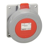 Розетка Tempra Pro P17, встраиваемая, 32А, 3К+H+З, 380В, IP67 555489 Legrand