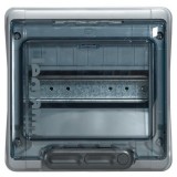 Щиток Plexo³, IP 65, IK 09, 1 ряд, 40 А, 8 модулей 601978 Legrand