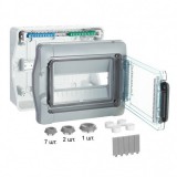 Щиток Plexo³, IP 65, IK 09, 1 ряд, 63 А, 12 модулей 601981 Legrand