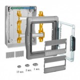 Щиток Plexo³, IP 65, IK 09, 2 ряда, 90 А, 12 модулей 601982 Legrand