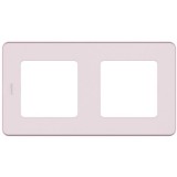 Рамка, 2 поста, INSPIRIA, цвет розовый 673944 Legrand
