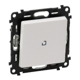 Переключатель Valena LIFE, одноклавишный, с подсветкой, цвет белый 752426 Legrand