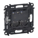 Розетка компьютерная RJ45 Кат.5e UTP, Valena Life, Valena Allure, двойная 753041 Legrand