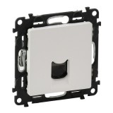 Розетка компьютерная RJ45 Кат.6 UTP Valena Life, одинарная, цвет белый 753442 Legrand