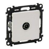 Розетка проходная Valena Life, телевизионная (TV), одинарная, цвет белый 753461 Legrand