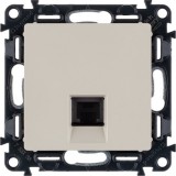 Розетка телефонная RJ11, Valena LIFE, одинарная, цвет слоновая кость 753538 Legrand