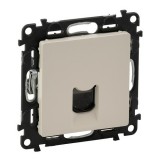 Розетка компьютерная RJ45 Кат.5e UTP Valena Life, одинарная, цвет слоновая кость 753540 Legrand