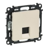 Розетка компьютерная RJ45 Кат.6 UTP Valena Life, одинарная, цвет слоновая кость 753542 Legrand