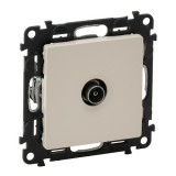 Розетка оконечная Valena Life, телевизионная (TV), одинарная, цвет слоновая кость 753560 Legrand