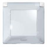 Рамка влагозащитная, с откидной крышкой Valena Life, 1 пост, цвет белый 754021 Legrand