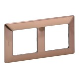 Рамка Valena Life, 2 поста, цвет медь 754162 Legrand