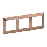 Рамка Valena Life, 3 поста, цвет медь 754163 Legrand