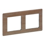 Рамка Valena Life, 2 поста, цвет светлое дерево 754182 Legrand