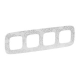 Рамка Valena Allure, 4 поста, цвет нарцисс хром 754344 Legrand