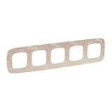 Рамка Valena Allure, 5 постов, цвет нарцисс золото 754355 Legrand
