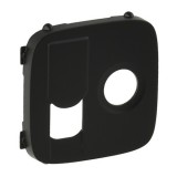 Накладка для TV+RJ45, Valena Allure, телевизионная (TV), одинарная, цвет черный матовый 754838 Legrand