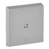 Клавиша Valena LIFE для таймера, 2 канала, цвет алюминий 755212 Legrand