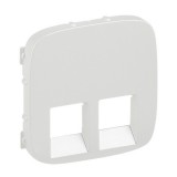 Накладка Valena Allure, двойная, цвет жемчуг 755429 Legrand