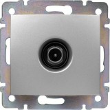 Розетка оконечная Valena, телевизионная (TV), одинарная, цвет алюминий 770130 Legrand
